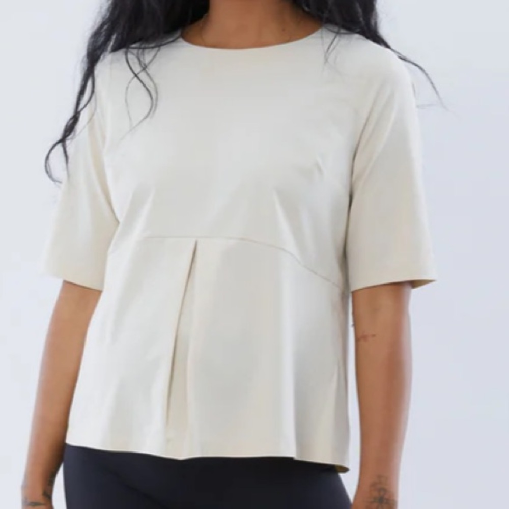 Ingrid and Isabel Maternity Cream Women's Top